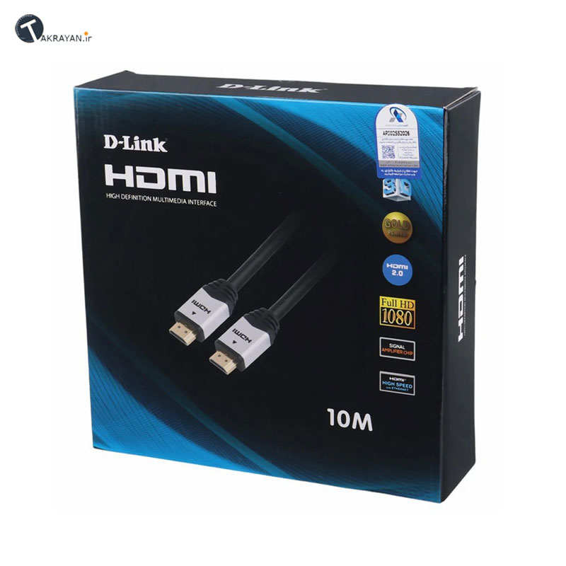 D-Link Full HD 1080 HDMI Cable 10M